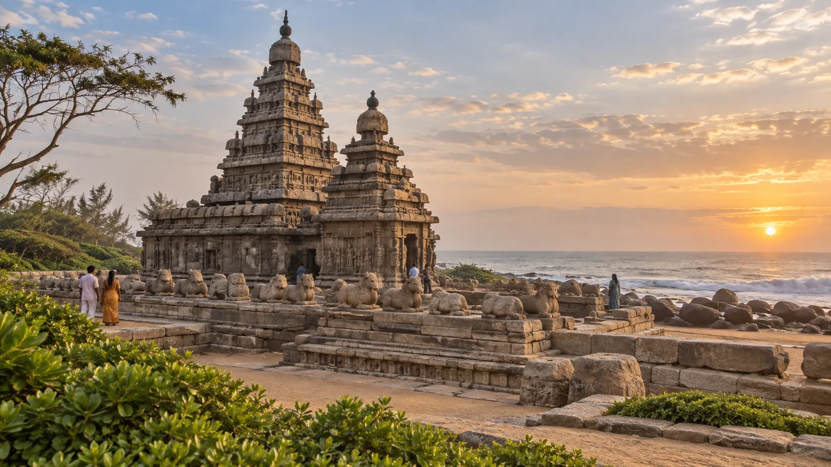 Mahabalipuram artistic impression